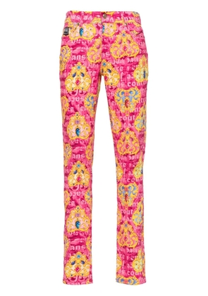 Versace Jeans Couture Heart Couture skinny jeans - Pink