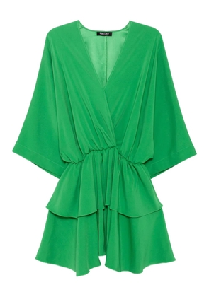 BLAKLACE draped dress - Green
