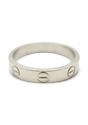 Cartier 2010s 18K white gold Mini Love ring - Silver