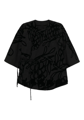 JNBY printed cotton jacket - Black