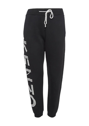 Kenzo Pre-Owned logo-print cotton track pants - Black
