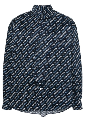 Kenzo x Verdy logo-print shirt - Blue