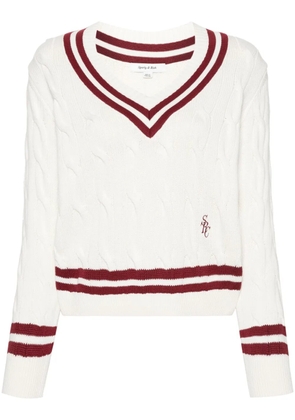 Sporty & Rich SRC cable-knit jumper - Neutrals