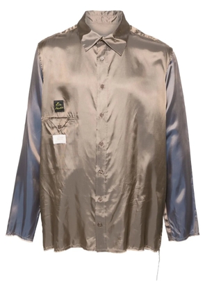 Martine Rose logo-appliqué shirt - Neutrals