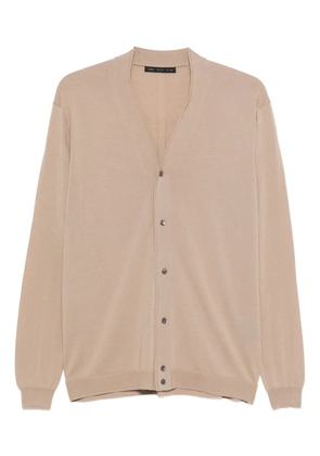 Low Brand V-neck button cardigan - Neutrals