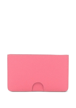 Hermès Pre-Owned 2016 Porquerolles leather card case - Pink