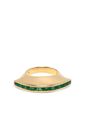 Jenna Blake 18K yellow gold Eclipse emerald ring