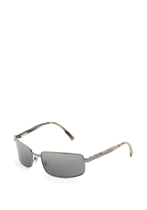 Bvlgari Pre-Owned 2000s rectangle-frame sunglass - Grey