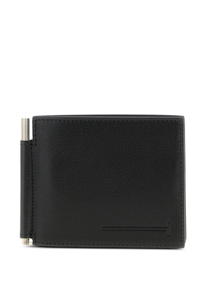 TOM FORD logo-print leather wallet - Black