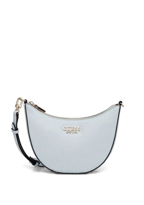 GUESS USA logo-lettering shoulder bag - Blue