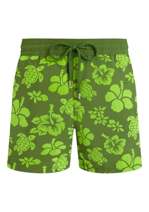 Vilebrequin elasticated-waistband swim shorts - Green