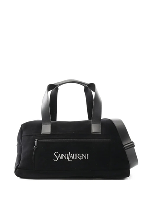 Saint Laurent Pre-Owned 2000s logo duffel boston bag - Black