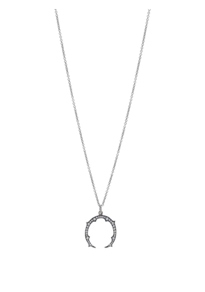 Sylva & Cie 18K white gold diamond necklace