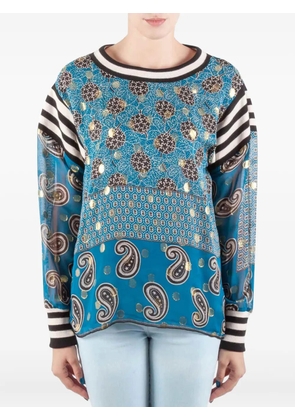 Anna Sui Vintage pre-owned paisley-print top - Blue