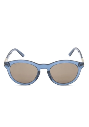 Gucci Pre-Owned round-frame sunglasses - Blue