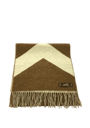 Hermès Pre-Owned 2010s cashmere scarf - Brown