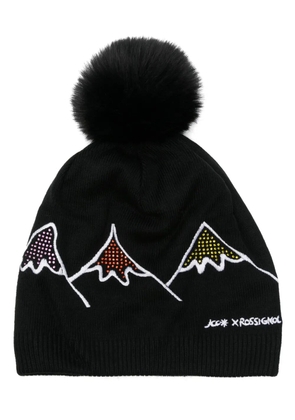 Rossignol x JCC crystal-embellished beanie hat - Black