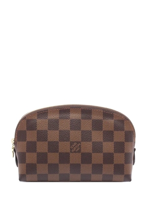 Louis Vuitton Pre-Owned 2019 Damier Ebene Cosmetic Pouch clutch bag - Brown