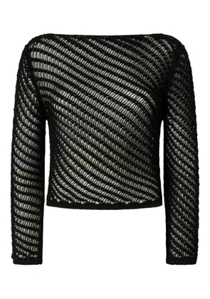 PINKO open-knit sweater - Black