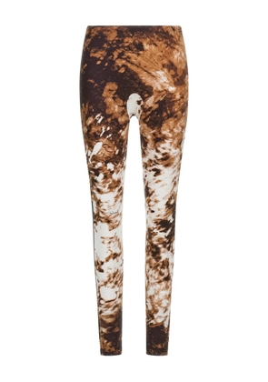 Roberto Cavalli Appaloosa-print leggings - Brown