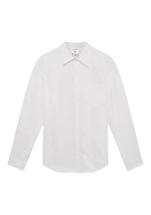 Casablanca long-sleeve pocket shirt - White