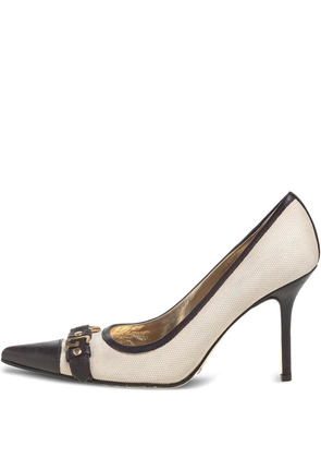 Dolce & Gabbana Pre-Owned 95mm leather pumps - Neutrals