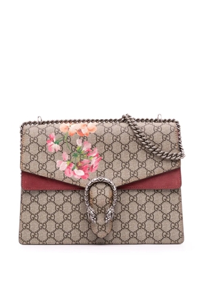 Gucci Pre-Owned 2016-2025 Medium GG Supreme Blooms Dionysus shoulder bag - Brown