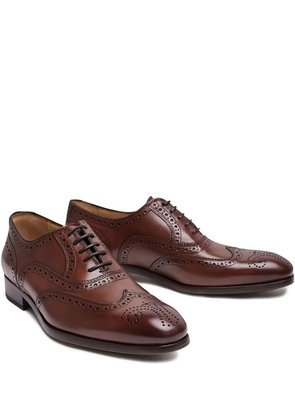 LOJA DAS MEIAS lace-up brogue shoes - Brown
