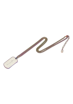 Christian Dior Pre-Owned CD Couture necklace - Silver