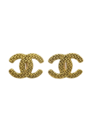 CHANEL Pre-Owned 1990-2000s CC clip-on earrings - Gold