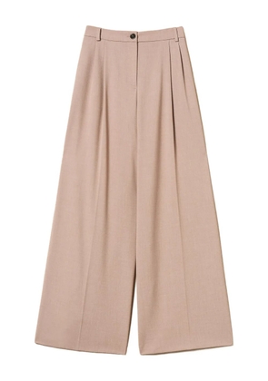TWINSET pleated palazzo pants - Neutrals