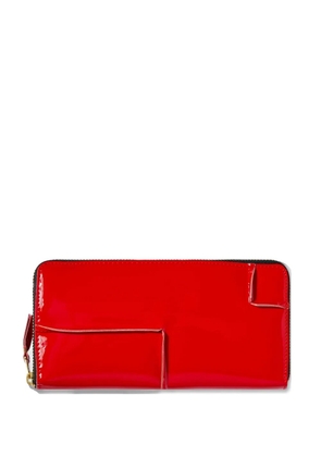 Comme Des Garçons Wallet zip-fastening wallet - Red