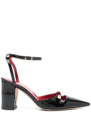 HARDOT 80mm leather pumps - Black