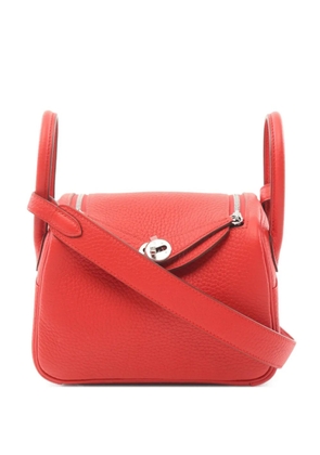 Hermès Pre-Owned 2025 mini Lindy shoulder bag - Red