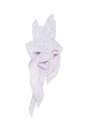 Maticevski Indiscreet Wave bodice - Purple