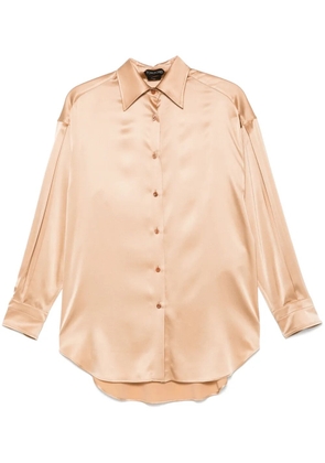 TOM FORD satin shirt - Neutrals