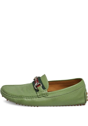 Gucci Pre-Owned Horsebit loafers - Green