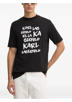 Karl Lagerfeld logo T-shirt - Black