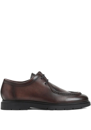 Kiton leather lace-up brogues - Brown