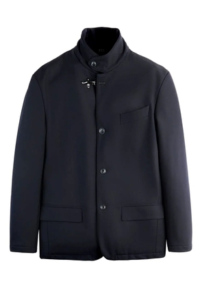 Fay single-breasted shirt jacket - Blue