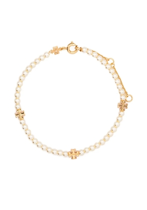 Tory Burch Kira logo-detail bracelet - Gold