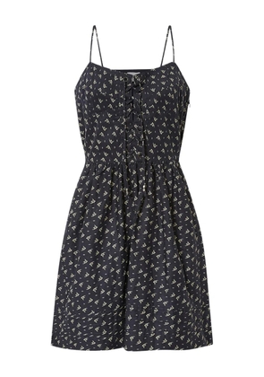 MARANT ÉTOILE DRYNA floral-pattern mini dress - Black