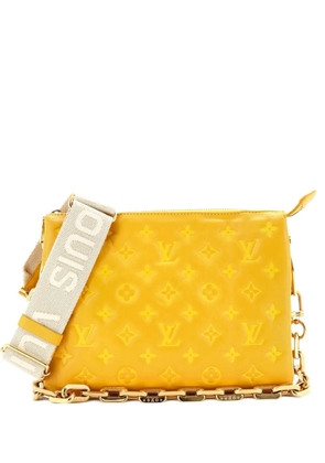 Louis Vuitton Pre-Owned Coussin Bag Monogram Embossed Lambskin PM crossbody bag - Yellow