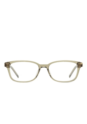 Saint Laurent Eyewear rectangle acetate frames - Brown