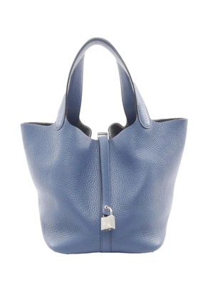 Hermès Pre-Owned 2016 Taurillon Clemence Picotin Lock MM handbag - Blue