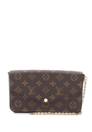 Louis Vuitton Pre-Owned 2021 Pochette Félicie chain shoulder bag - Brown