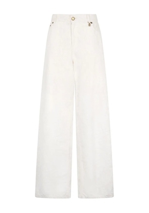 Roberto Cavalli logo-charm trousers - White