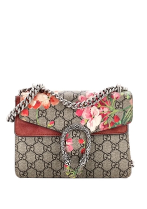 Gucci Pre-Owned Dionysus Bag Blooms Print GG Coated Canvas Mini shoulder bag - Brown