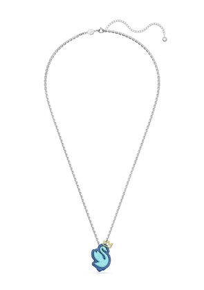 Swarovski Pop Swan crystal-embellished necklace - Silver