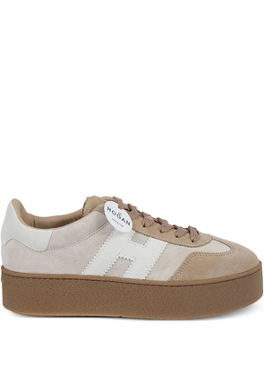 Hogan H698 leather sneakers - Neutrals
